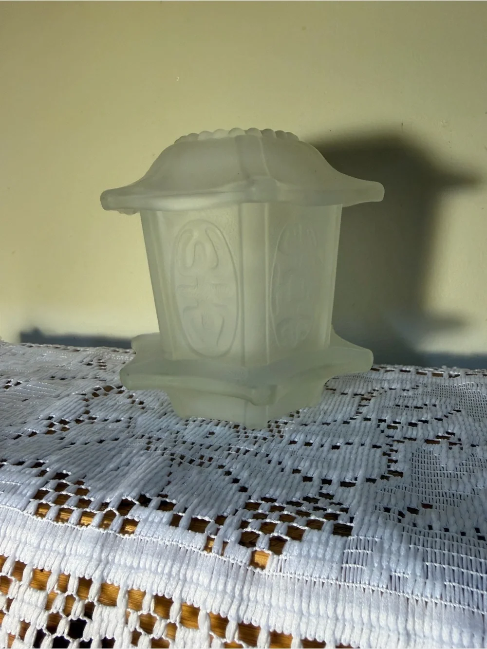 Frosted Glass Decorative Fairy Lamp